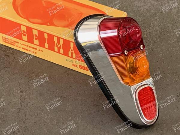 Feu arrière chromé R4 Super ou Dinalpin A110 1100 cabriolet - RENAULT 4 / 3 / F (R4) - 605- 0