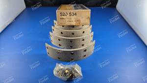 Satz von 4 Bremsbackenbelägen für die Hinterradbremse - RENAULT 15 / 17 (R15 - R17) - 520534- thumb-1