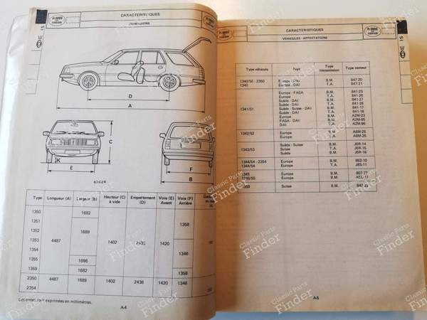 Manuel de réparation - M.R. 246 - RENAULT 18 (R18) - 7711074984- 4