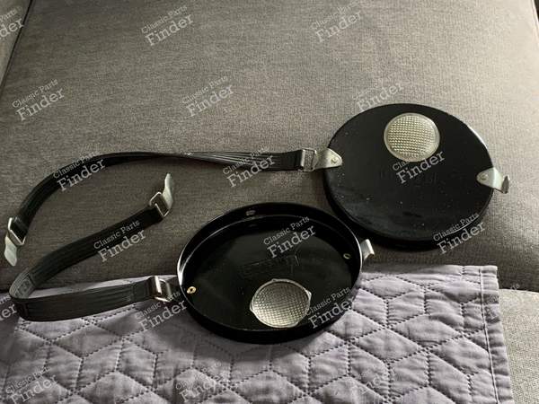 Black metal Cibié covers for 'Oscars'. - ALPINE A110 - 2