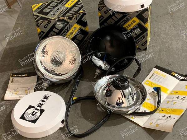 Headlights Cibié Oscar H4 - For VW Buggy SARAP Buffalo, Proto, Moto - VOLKSWAGEN (VW) 181 (Typ) - Oscar H4- 2