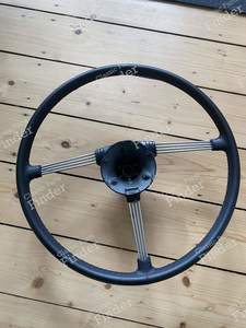 Triumph TR2 / TR3 steering wheel with leather - TRIUMPH TR2 / TR3 - thumb-0