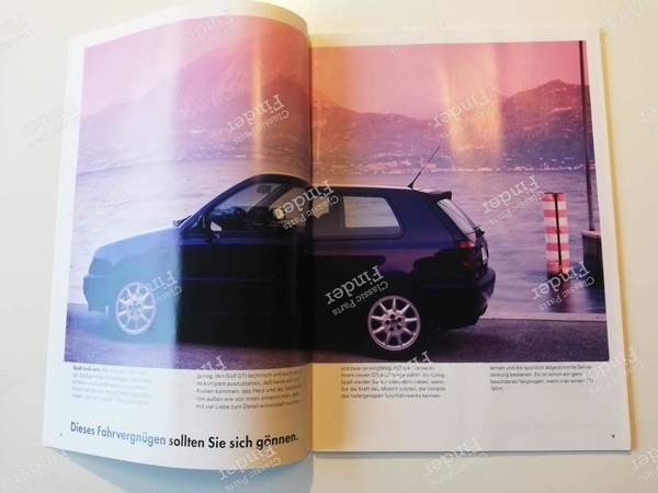 Brochure commerciale Golf 3 GTI - VOLKSWAGEN (VW) Golf III / Vento / Jetta - 515/1190.31.00- 1