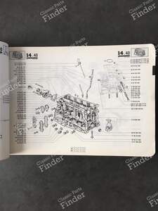 Ersatzteilkatalog P.R. 961 - RENAULT 15 / 17 (R15 - R17) - 7701432625- thumb-4
