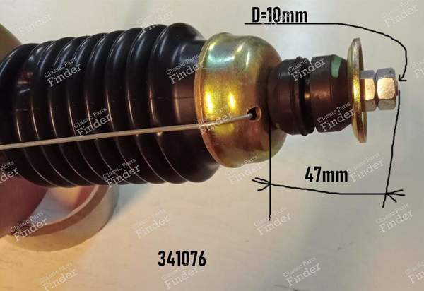 Pair of front gas-charged shock absorbers - RENAULT 18 (R18) - V01221423- 2