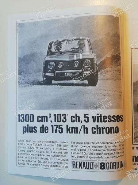 Revue 'moteurs' - Janvier-Février 1969 - PORSCHE 911 / 912 (901) - N° 71- 9