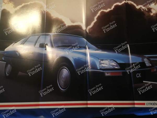 Prospekt + Plakat - CX 25 GTI Turbo - Serie 1 - CITROËN CX - 2