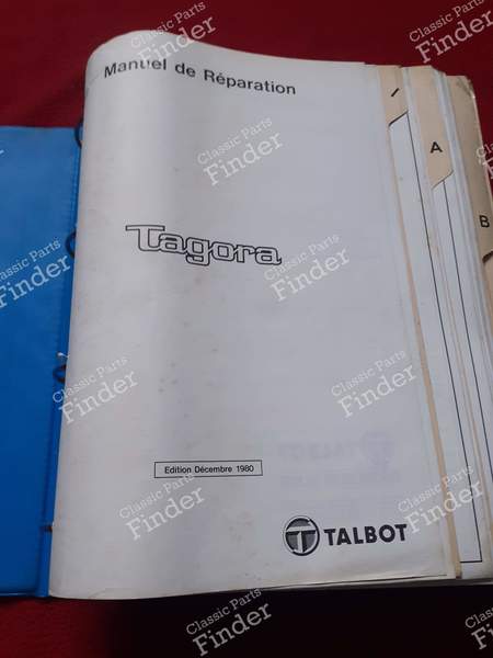 Manuel de reparation - TALBOT Tagora - #32- 3