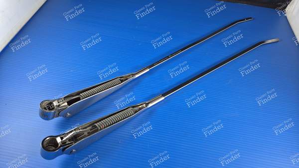 Pair of stainless steel wiper arms SEV MARCHAL original parts - RENAULT 16 (R16) - 1