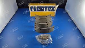 Set of 4 front brake shoe linings - RENAULT Estafette / Hi-boy / Petit-Panel - 520225- thumb-1