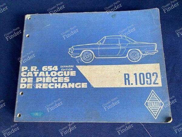 Spare parts catalog - Floride R1092 - RENAULT Floride / Caravelle - PR654 / 756547202- 0
