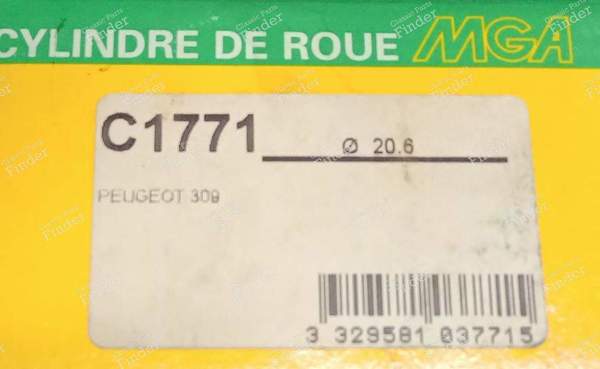 Pair of rear wheel cylinders - PEUGEOT 309 - C1771/C1772- 2