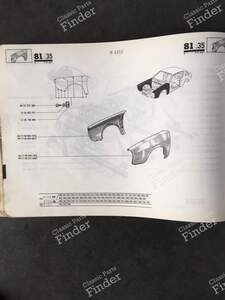 Ersatzteilkatalog P.R. 961 - RENAULT 15 / 17 (R15 - R17) - 7701432625- thumb-6