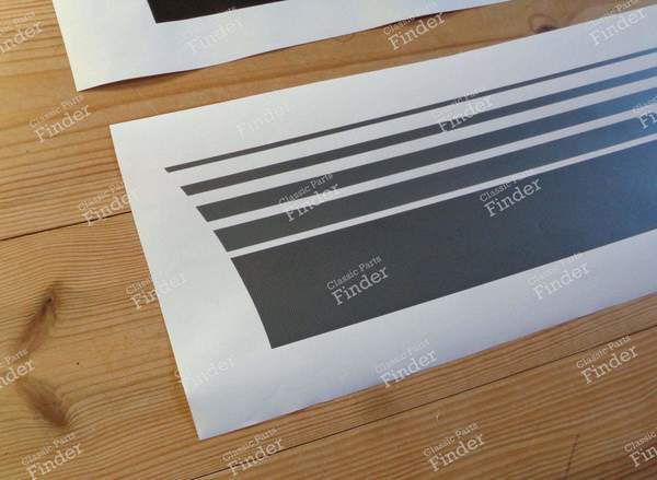 Selbstklebender Streifen TURBO - RENAULT 9 / Alliance / Broadway / 11 / Encore (R9 / R11) - 4