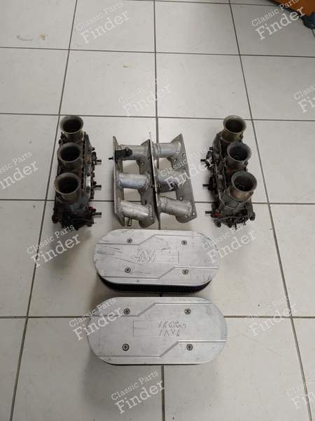 Jeu de carburateurs style Weber 40IDA3C - PORSCHE 911 / 912 (901) - 40IDA3C / 91110812300 / 91110812400- 0