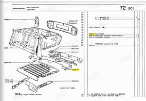 Tôle traverse de bloc arrière complète - PEUGEOT 304 - 723310- thumb-3