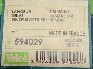 Starter pinion - CITROËN AX - 594029- thumb-2