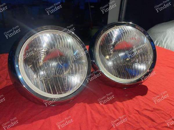 Pair of headlights with integrated pilot light + bulb connection kit - CITROËN DS / ID - 6