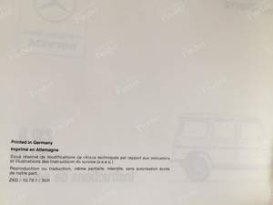 Service manual G - MERCEDES BENZ G (W460 / W461 / W462 / W463) - 4605840296 / 65007012- thumb-4