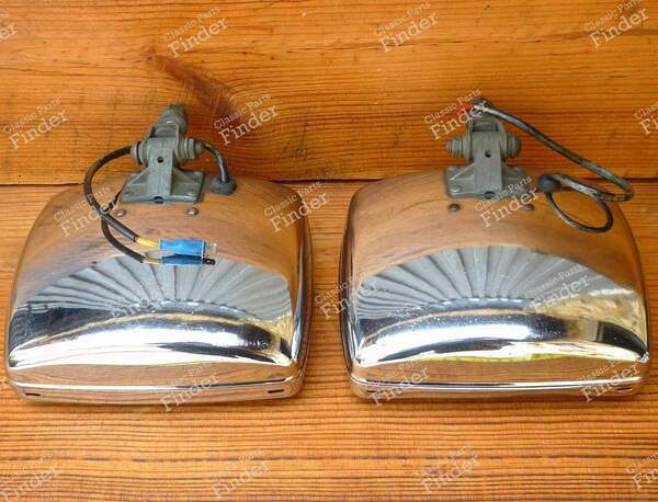 Pair of Classic Bosch 4583 Rectangular Yellow Fog lamps - MERCEDES BENZ SL (R107) - 4583- 4