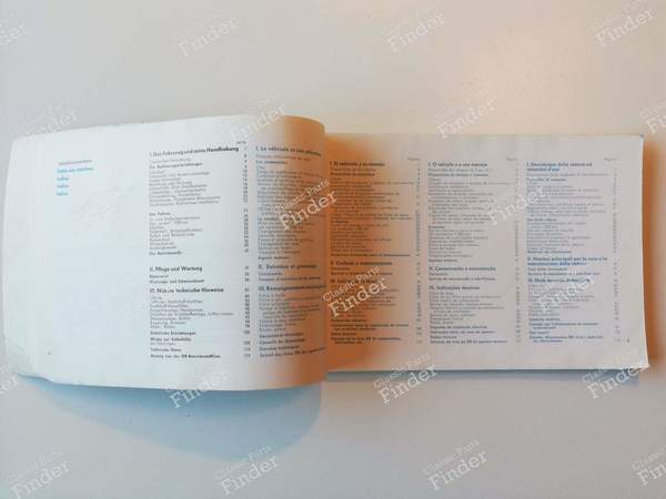 Pflegeanleitung 190 D - MERCEDES BENZ W110 - 1105841296- 1