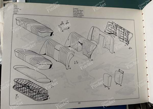 Spare parts manual - MERCEDES BENZ W108 / W109 - 12141- 2