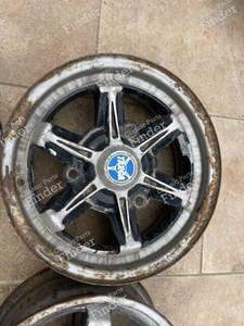 Set of 4 bi-metal rims - RENAULT 4 / 3 / F (R4) - thumb-4