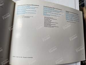 Pflegeanleitung 190 W110 - MERCEDES BENZ W110 - thumb-2