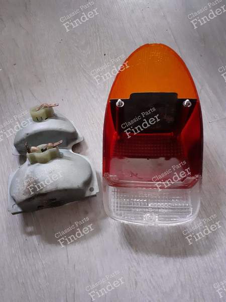 Taillight cabochon + platinum - VOLKSWAGEN (VW) Käfer / Beetle / Coccinelle / Escarabajo - IGM5209IP- 1