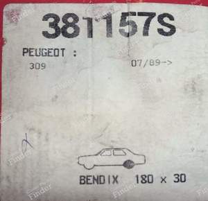 Rear brake kit - PEUGEOT 309 - 381157S- thumb-5