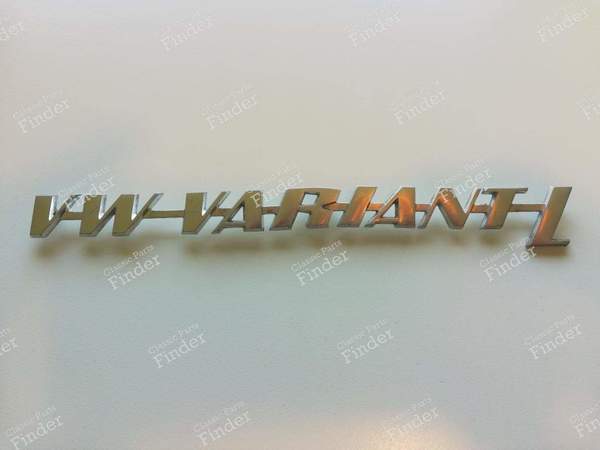 Trunk sign for Variant L - VOLKSWAGEN (VW) 1500 / 1600 (Typ 3) - 361853687G- 9