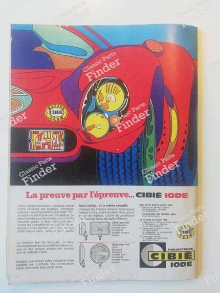 Paire de projecteurs Cibié - Longue portée - RENAULT 12 / Virage (R12) - Iode 35- 3