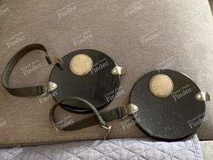 Black metal Cibié covers for 'Oscars'. - ALPINE A110