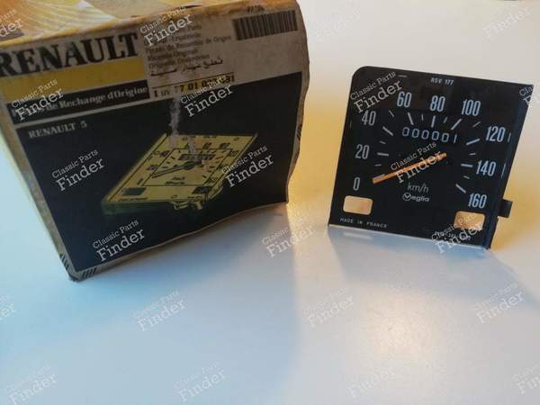 Kilometerzähler - RENAULT 5 / 7 (R5 / Siete) - 09143019902 / 7701023491- 0