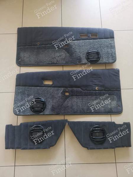 Interior trim / door panels / rear left and right gray - RENAULT Fuego - 0
