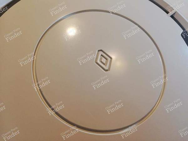 Saturne' white hubcap - RENAULT 9 / Alliance / Broadway / 11 / Encore (R9 / R11) - 7700731677- 2