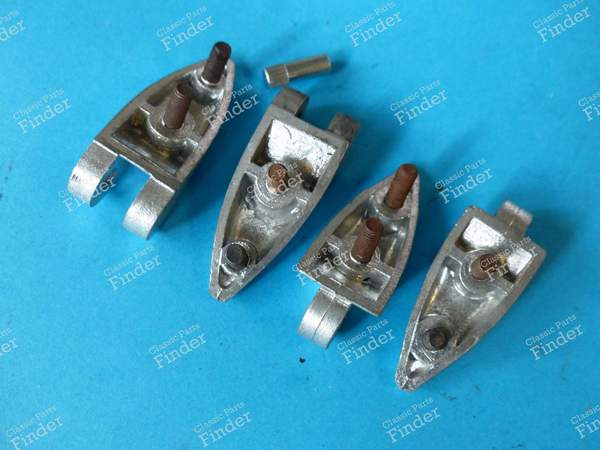 One pair of hood hinges - RENAULT 4 CV - 1