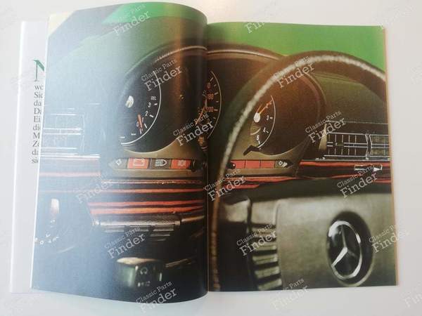 Brochure commerciale versions 6 cylindres - MERCEDES BENZ S (W116) - 1478/0001/1972- 2