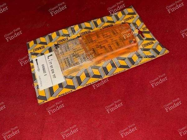 Left turn signal / pilot light cap - RENAULT 5 / 7 (R5 / Siete) - 436 / 7701014117- 0
