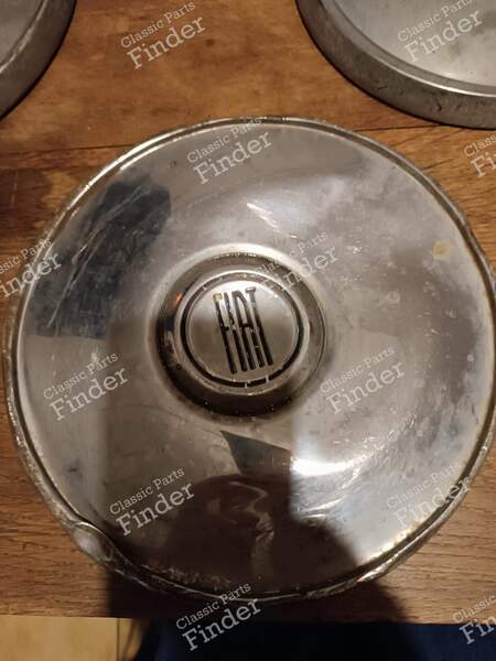 Chrome wheel cover - FIAT 124 - 0