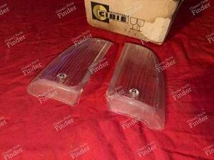 Paire de cabochons de clignotants avant - SIMCA-CHRYSLER-TALBOT 1307 / 1308 / 1309 / 1510 / 150 / Solara / Alpine - thumb-1