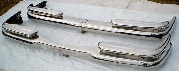 Complete front and rear bumpers - MERCEDES BENZ W111 / W112 (Heckflosse) - 0