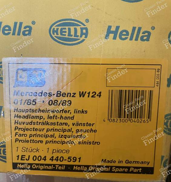 Left headlight - MERCEDES BENZ E (W124) - 1EJ 004 440-591- 2