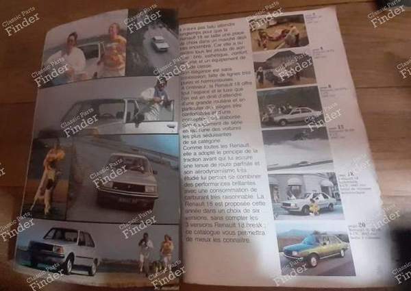 Advertising booklet - RENAULT 18 (R18) - 19.121.18- 2