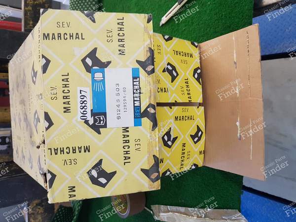 Right-hand headlight optics - PEUGEOT 504 - 61246503 / 129594 / 60- 1