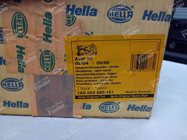 Neuer rechter Scheinwerfer - AUDI 80 / 4000 / 5+5 (B2) - 1AG 004 580-161- 1