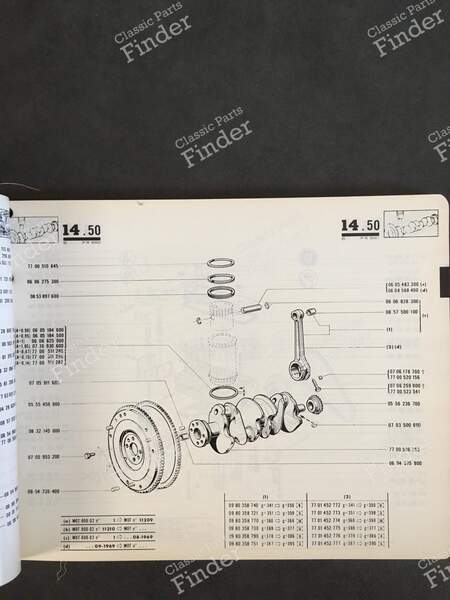 Spare Parts Manual - PR 880 - RENAULT 6 (R6) - 7701428480- 2