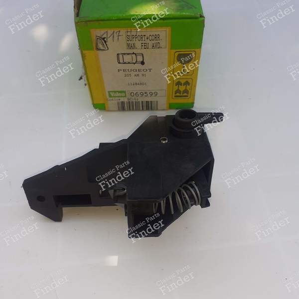 Support de clignotant côté passager / réglage de l'orientation des phares - PEUGEOT 205 - 069599- 1