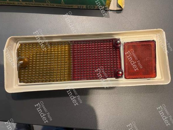 Taillight glass - RENAULT 12 / Virage (R12) - 609.01D- 1