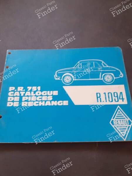 Spare Parts Catalogs - RENAULT Dauphine / Ondine - PR650 / PR751- 0